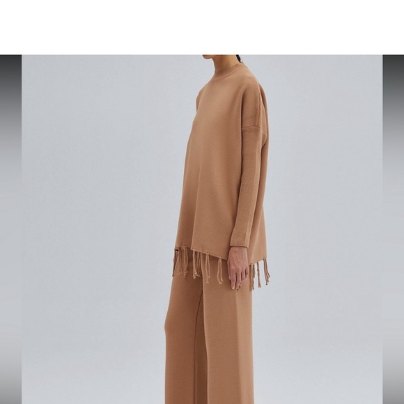 38 Salon Designer Privé Fringed Sweater Trousers Knit Set set - Picture 4 of 6